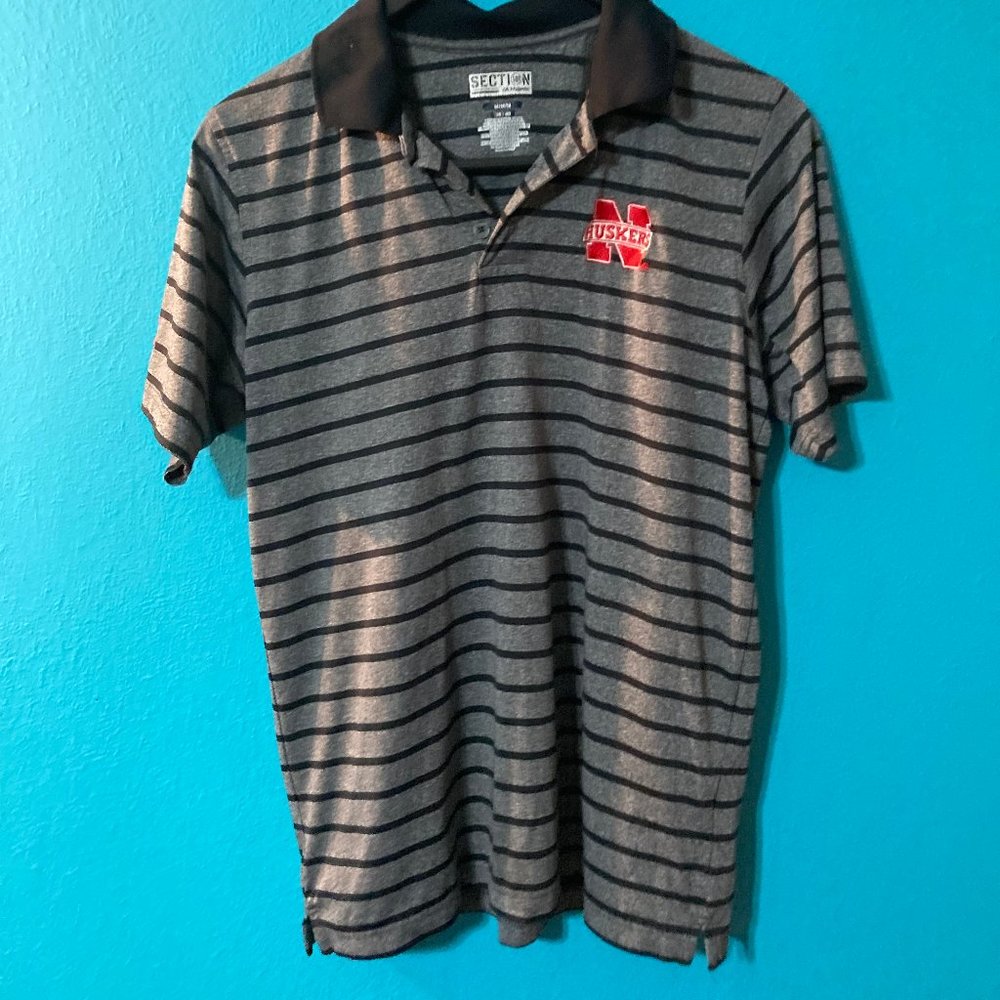 Nebraska pullover polo shirt